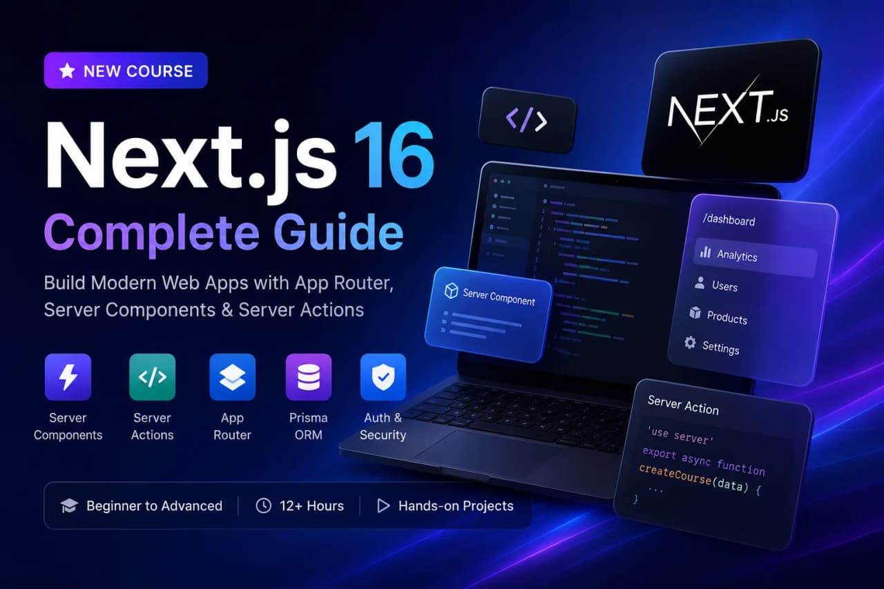 Mastering Next.js 16: From Basics to Server Actions